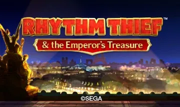 Rhythm Thief & the Emperors Treasure (USA) screen shot title